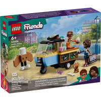 LEGO - Friends Chariot de nourriture de boulangerie mobile - 125 Pièces-Pâtisserie créative et amusante pour les enfants âgés de 6 ans et plus qui aiment les jeux de rôle à manger