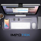 IMPOTEK - Lampe LED pour moniteur, barre lumineuse pour écran intelligent avec antireflet, contrôle tactile, réglage de la luminosité-6