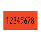 Garvey - Étiquettes de prix et de codes 2212 Garvey - 1 ligne - Rouge - 3 roul. de 1200 (098617)-Dimensions: 4,33 L x 7,68 L x 2,17 H po