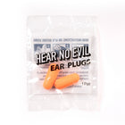 Forcefield - « Hear No Evil » 32db Jetable Mousse Bouchons d’oreille non enregistrés - paquet de 200-Polyuréthane orange