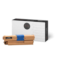 Premium Tone - Okidata 46508704 Cartouche de toner Compatible, Noir-Noir