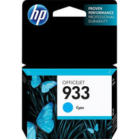HP 933 Cartouche d’encre cyan d’origine (CN058AN)-Couleurs: Cyan