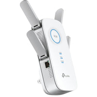 TP-Link - Prolongateur de portée Wi-Fi AC2600 à branchement mural (RE650)-Quatre antennes pour étendre la couverture Wi-Fi sur de grandes zones de jusqu'à 14 000 pi ca