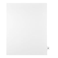 Mark Maker – Onglets séparateurs juridiques blancs, 1/15 onglets, format lettre, sans trous, numéro 89, 25/paquet-Onglets séparateurs blancs, 1/15 onglets