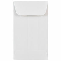 JAM Paper - Enveloppes à monnaie nº 3, blanc, 1000/paquet-Blanc