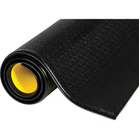 Wear-bond – Tapis d'entrée Tuff-spun, Sax707, noir avec bordures jaunes, paq./2-NOIR AVEC BORDURES JAUNES