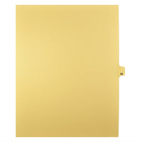 Markmaker - Intercalaires imprimes Legal, Chamois, 1/25th coupe, format lettre, sans trous, 25 tabs/PQT, 5 PQT/Boite, Numero 88-Intercalaires imprimes Legal