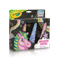 3 craies pour trottoir Crayola - Cornes de licorne-Inclut 3 craies pour trottoir en forme de cornes de licornes