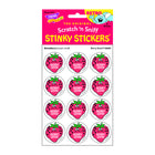TREND enterprises - Autocollants rétro puants Berry Good au parfum de fraise - 1,25 po - Paquet de 24-Sans acide, non toxique et sans danger pour les photos