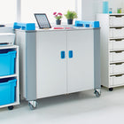 Chariot Mobile de Rechargement AC pour 32 appareils - pour les ordinateurs portables et les Chromebooks mesurant jusqu’à 17"-Garantie à vie, 5 ans pour l’électricité