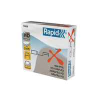 Rapid - Agrafes robustes DUAX - paquet de 1 000-Les agrafes DUAX sont spécialement conçues pour l'agrafeuse robuste DUAX de Rapid