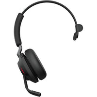 Casque Jabra Evolve2 65, Link 380c, Mono MS - Noir-Type : Casque supra-auriculaire mono sans fil