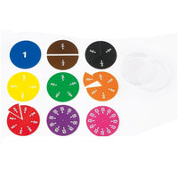 Cercles de fractions d'avantage d'apprentissage-Démontrer les concepts fractionnaires et les modèles d'équivalence.