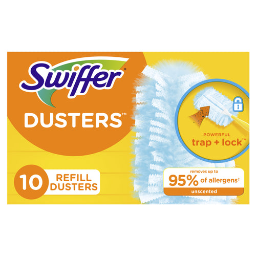 Recharges de coussins nettoyants humidifiés multi-surfaces Swiffer Sweeper  pour balai, parfum Agrumes sucrés et entrain 