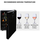 Koolatron - Cellier à vin thermoélectrique pour 20 bouteilles - Noir-Lumière LED intérieur ne produisant aucune chaleur