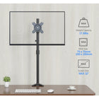 ShoppingAll - Support de montage debout entièrement réglable pour moniteur unique - Noir-8