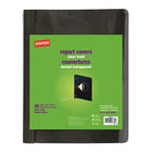 Staples - Couverture de rapport transparente à 3 crampons - noir - paquet de 10-Couverture au devant transparent pour laisser paraître la page de garde