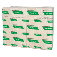 Cascades PRO Perform Serviettes de table - 8,5 po l x 12,625 po L - Brun - 376 feuilles - Paquet de 16-Idéale pour les emplacements très achalandés : réduit la consommation de serviettes de table