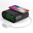 Timex - TW500 Radio-réveil FM avec chargement sans fil et USB - Noir-L'alarme peut être réinitialisée au jour suivant en même temps à l'aide du bouton de réinitialisation de l'alimentation/de l'alarme