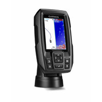 Garmin - STRIKER 4 Sondeur avec transducteur à double faisceau - Gris-Sondeur couleur de 3,5 po facile à utiliser avec GPS intégré haute sensibilité