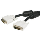 StarTech Câble DVI-D à liaison double, M/M, 50 pi-Fini les contraintes de longueur grâce à ce câble pouvant connecter des appareils DVI-D à 25 pi d’écart