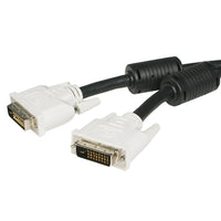StarTech Câble DVI-D à liaison double, M/M, 50 pi-Fini les contraintes de longueur grâce à ce câble pouvant connecter des appareils DVI-D à 25 pi d’écart