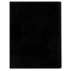Hilroy - Journal H9 - 7 po x 9-1/4 po - 96 feuilles - noir -Feuilles réglées de 8 mm avec marge