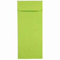 JAM Paper Enveloppes Colourées #10 Policy Commerciales - 4,125" x 9,5" - Ultra Lime Vert - Paquet de 50-Couleur : Enveloppes vert citron