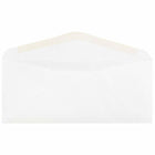 JAM Paper Enveloppes commerciales no 10, 4,125 x 9,5 po, blanc, 1000/paquet (35532B)-Blanc