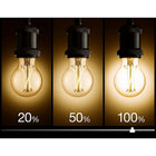 Geeni LUX EDISON Ampoule LED intelligente A19 à intensité variable, équivalente à 60 W, blanc-7,5 watts (60 watts)