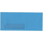 JAM Paper Enveloppes recyclées à fenêtre Brite Hue n° 10 (4,13 x 9,5 po), bleu, 500/bte-Type de produit : Enveloppes recyclées à fenêtre Brite Hue