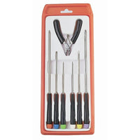 HVTools – Ensemble de tournevis, 14 x 4 x 2 po, noir-Ensemble de tournevis de HV Tools idéal pour l’ordinateur, le téléviseur, la radio ou l’appareil photo