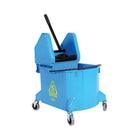 Globe Commercial Products - 'Ensemble Seau-Essoreuse Pression Descendante - Bleu - 40 pte-Cautionnement en fer à robuste