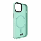 Blu Element - Coque Chromatic Cloud avec MagSafe pour iPhone 16e/15/14/13 - Vert clair-Protection supplémentaire de la caméra