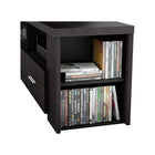 Sonax™ - Meuble pour téléviseur de 60 po Bromley avec espace de rangement pour composants, noir Ravenwood-Dessus de panneau épais et solide mais léger  
