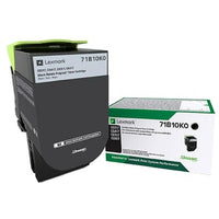 Lexmark - Cartouche de toner CS/X317/417/517, programme de retour, noir (71B10K0)-Noir