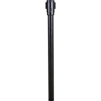 SCN Industrial - Construisez Vos Propres Barrières Pour Le Contrôle Des Foules - Poteaux, Hauteur De 40po, Noir, paquet de 3-Fini/couleur Noir