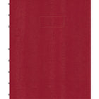 Blueline® - Cahier MiracleBind à couverture rigide, 150 pages, 9 po x 7 po, rouge genre lézard, 150 pages-Reliure spiralée double et couverture rigide en motif peau de lézard
