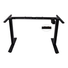AnthroDesk - Bureau assis/debout electrique - Base Noire avec une surface de travail BM 60" x 30"-Comprend une surface de travail réversible de 60 "x 30" de haute qualité facile à nettoyer