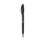 Staples® - Stylos Sonix à encre gel, 0,7 mm, noir, paq./12-Barillet à prise caoutchoutée pour un grand confort