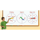 Educational Insights - Roulette magnétique pour tableau blanc Spinzone-Dessinez un cercle, écrivez le contenu, attachez une roulette et jouez
