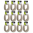Corde de bricolage de 10 mm, 2 m, blanc, 12/paquet-1