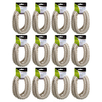 Corde de bricolage de 10 mm, 2 m, blanc, 12/paquet-1
