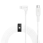 LOGiiX - Piston Connect XL 90 USB-C vers Lightning - 3M - Blanc-Libérez une charge rapide avec ce câble USB C vers lighting ultra-durable de 3M