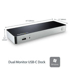 StarTech – Station d'accueil USB-C double affichage, MST et Power Delivery 60W, 4K, adapt. HDMI vers DVI, Windows, MST30C2HHPD-Aucun téléchargement de pilote requis, avec l'installation automatique du pilote et la fonctionnalité branchez-jouez