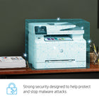 HP - Imprimante laser couleur multifonctions LaserJet Pro M283fdw-Port USB 2.0 haute vitesse; port réseau Fast Ethernet 10/100/1000 Base-TX intégré, sans fil 802.11n 2,4/5 GHz double bande intégré, port fax, USB hôte en façade
