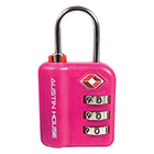 Austin House - Cadenas à combinaison de 3 chiffres Travel Sentry, varié-Chaque emplacement de contrôle de sécurité dans tous les aéroports des États-Unis, du Canada et maintenant de plusieurs autres aéroports internationaux est capable d'ouvrir le cadenas et ensuite de le refermer en toute sécurité après l'inspection