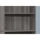 Monarch Specialties - 7469 72 po H Etagere - Gris Avec 5 Tablettes-71.25"H x 24.75"W x 11.75"D