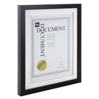 Kiera Grace – Cadre KG Morgan avec passe-partout double, 10,5 x 13 po, noir-Cadre noir pour photo, 10,5 x 13 po, passe-partout pour 8,5 x 11 po