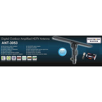 Electronic Master – Antenne TVHD télécommandée, 7,6 x 22 x 3,6 (po), noir-Structure solide, installation simple